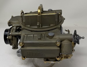 Remanufactured Holley Marine Carburetor, 600 CFM with Electric Choke, Bottom Fuel Inlet, Dichromate Finish, Holley 4160 